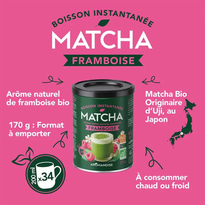 Matcha Framboise Bio